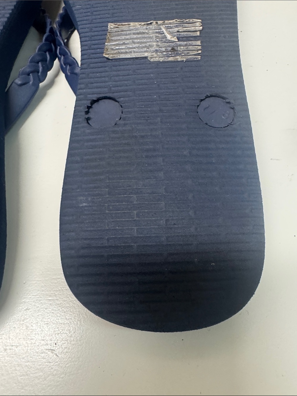 Tommy Bahama Navy Braided-strap Floral Print Sandals size 8 - Picture 4 of 5